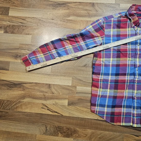 Ralph Lauren Plaid Button Down Shirt Men’s XL - Picture 7 of 8